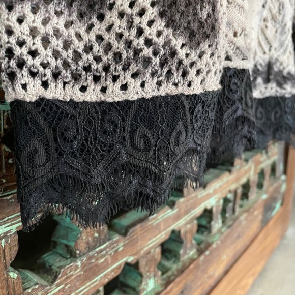 Unique tie-dyed, knit dress with cap sleeves - Picture 5 of 7